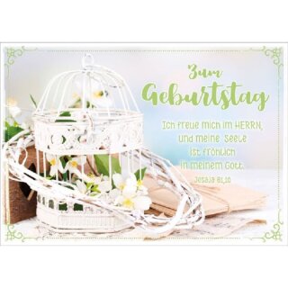 Faltkarte - Zum Geburtstag