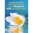 Postkarte - Seerose - Joh 14, 1