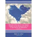 Postkarte - Wolkenherz