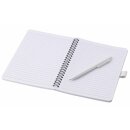 Ansicht des antibakterielles Notizbuch mit der Linierung