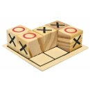 Ansicht Spiel Tic Tac Toe auf dem Spielfeld