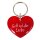 Herz Schlüsselanhänger rot