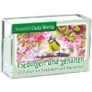 Klarsicht box mit 62 Geborgen und gehalten