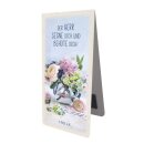 Magnetlesezeichen Blume in Vase Der Herr segne dich