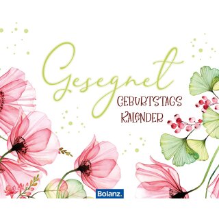 Immerwährender Geburtstagskalender Gesegnet zum Aufstellen