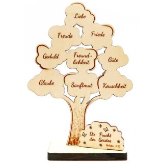 Aufsteller Baum Die Frucht des Geistes