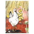 Ansicht des Bildes Frau Weiß mit ihren Kücken