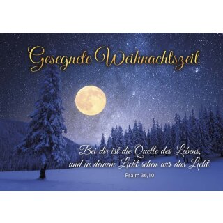 Faltkarte - Vollmond