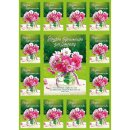 Aufkleber Grußkarte - Herzliche Segenswünsche