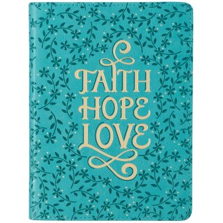 Notizblock Faith Hope Love