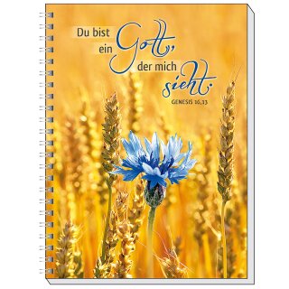 Memo-Block Du bist ein Gott der mich sieht