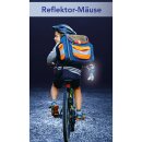 Reflektor Mäuse an der Tasche hängend