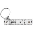 Mini-Zollstock mit Schlüsselanhänger