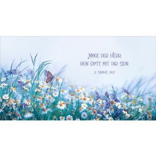 Metallschild Möge der Herr dein Gott mit dir sein