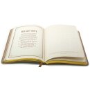 Notizbuch Innenansicht mit Zitat