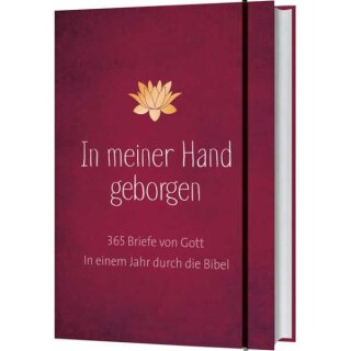 Andachtsbuch in meiner Hand geborgen
