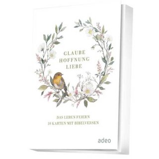 Faltkartenset Glaube Hoffnung Liebe