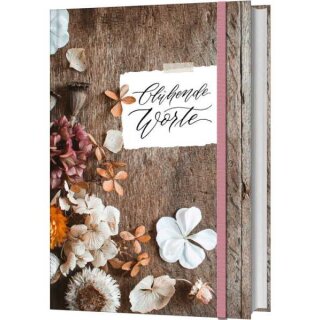 Notizbuch blühende Worte