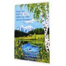 Ansicht Doppelkarte mit Motiv Birke