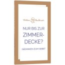 Buch Nur bis zur Zimmerdecke