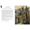 Seitenansicht der Geschichte Jesus im Tempel