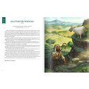 Seitenansicht der Geschichte Jesus findet die verlorenen