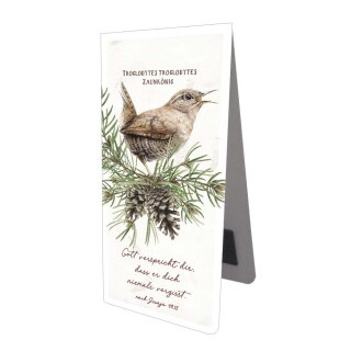 Magnetlesezeichen Gott verspricht dir, dass er dich niemals vergisst