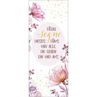 Metallschild Herr segne diese Haus