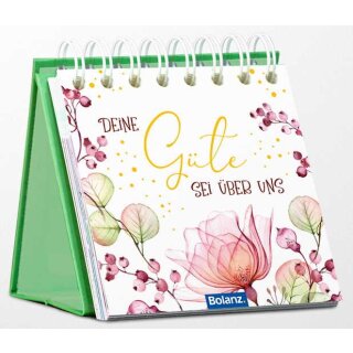 Miniaufstellbuch Deine Güte sei über uns