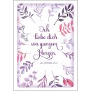 Kartenansicht Ich liebe dich von ganzem Herzen
