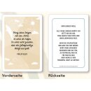 Karteansicht Vorder und Rückseite