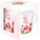 Blumen Motiv mit dem Spruch Schön das es dich gibt