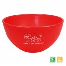 Mehrweg Müslischale für Kinder Rot