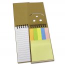 Notizzettel geöffneter Block