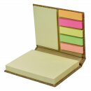 Haftnotizbuch geöffnet