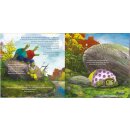 Asicht einer Innenseite Eva sitzt unter einem Stein