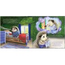 Asicht einer Innenseite der kleine Igel ist traurig