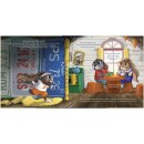 Asicht einer Innenseite drei kleie Hasen