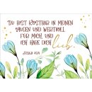 Postkarte mit dem Vers aus Jesaja 43 4