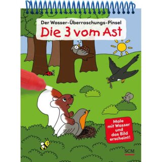 Der Wasser Überraschungspinsel die 3 vom Ast