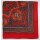 Kopftuch aus Acryl 75 mal 75 cm in Rot