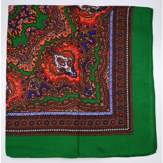 Kopftuch aus Acryl 75 mal 75 cm in Grün