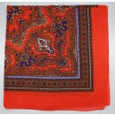 Kopftuch aus Acryl 75 mal 75 cm in Orange