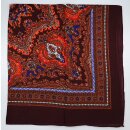 Kopftuch aus Acryl 75 mal 75 cm in Braun