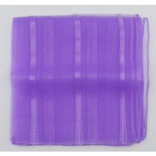 Nylon Tuch in Blaulila mit Muster