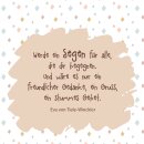 Ansicht eines Spruches