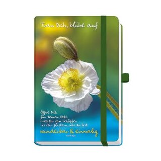 Notizbuch Trau dich blühe auf