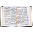 Traubibel Luther 1912 ohne Apokryphen Lederausgabe in schwarz geöffnet