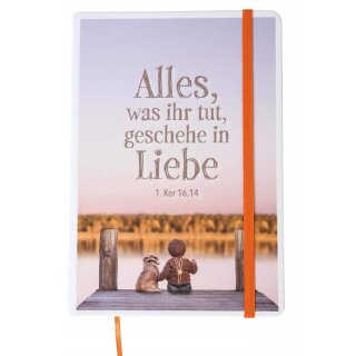 Notizbuch mit Gummiband Jahreslosung 2024