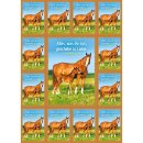 14 Aufkleber mit Pferde Motiv